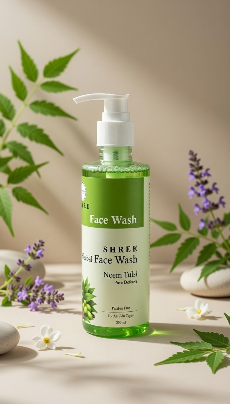 Shree Herbal Face Wash - Image 2
